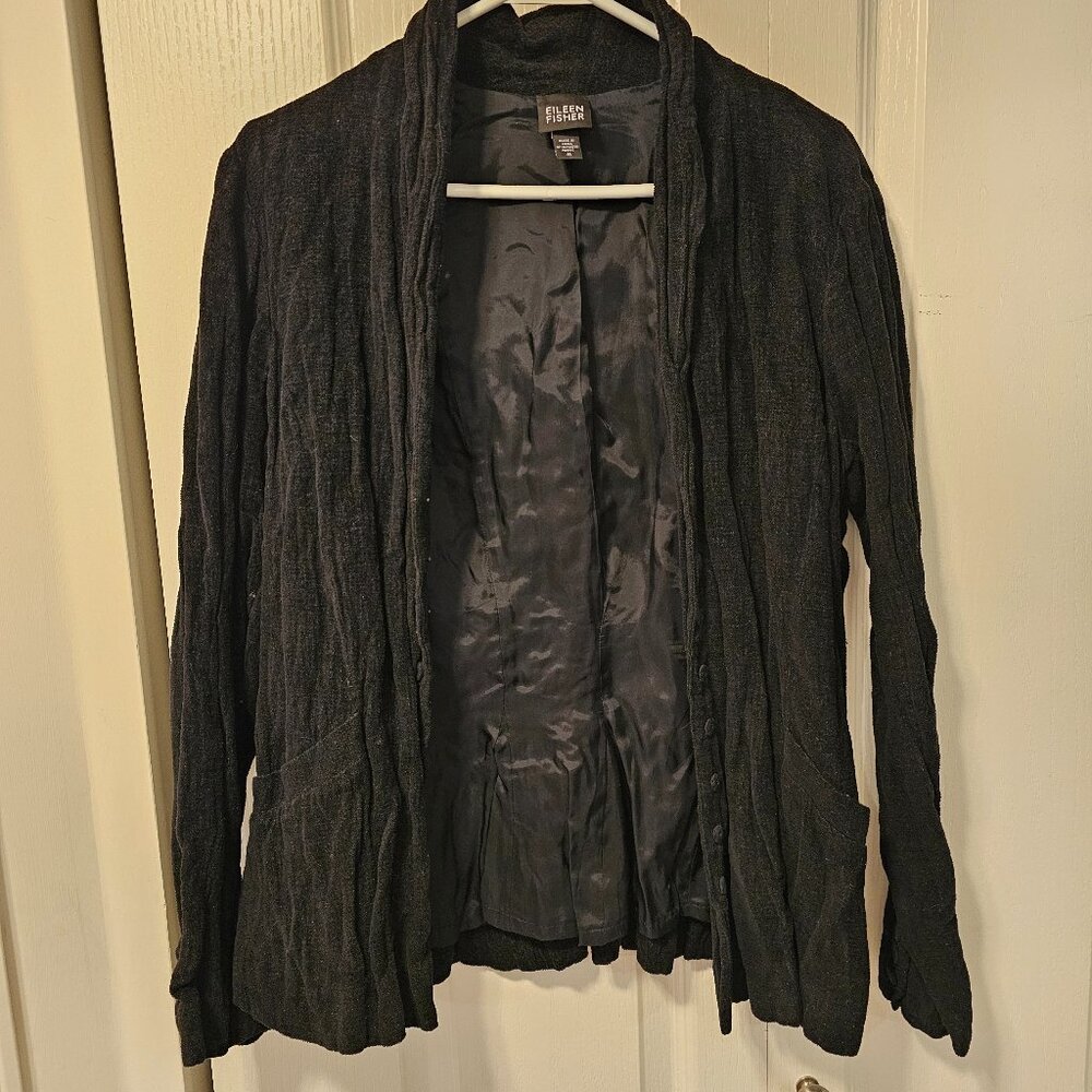 Eileen fisher causul cotton jacket
